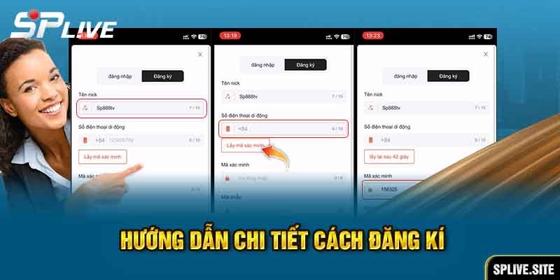 Hướng dẫn cách đăng ký chi tiết Splive 