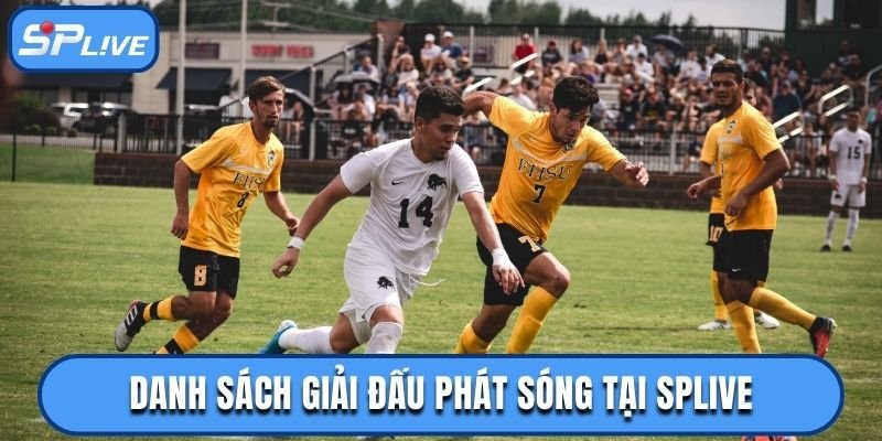 Danh sách đầy đủ giải đấu được phát sóng